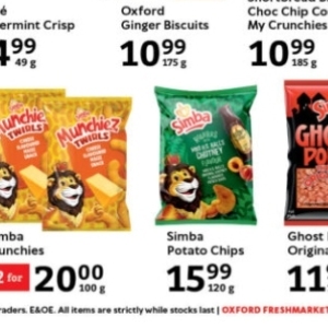 Chips at Oxford freshmarket