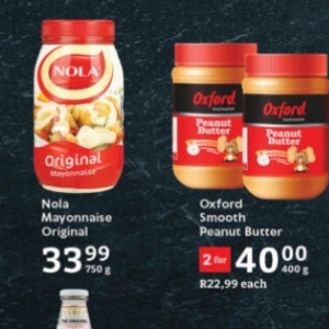 Peanut butter at Oxford freshmarket
