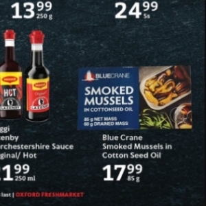 Mussels at Oxford freshmarket