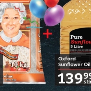 Sunflower oil at Oxford freshmarket