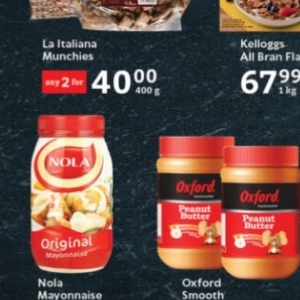 Peanut butter at Oxford freshmarket