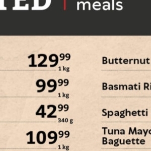 Spaghetti at Oxford freshmarket