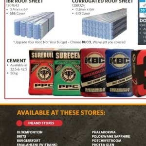 Cement at BUCO