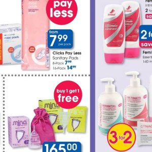 Sanitary pads libresse  at Clicks