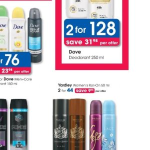 Deodorant dove  at Clicks