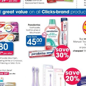 Mouthwash at Clicks