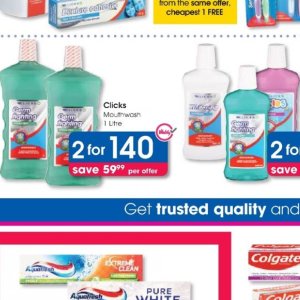 Mouthwash at Clicks