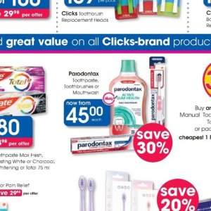 Toothpaste aquafresh  at Clicks