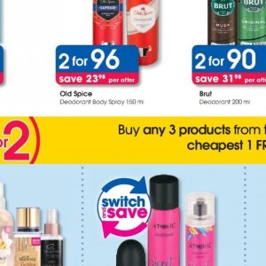 Body spray at Clicks