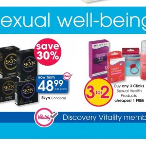 Condoms at Clicks