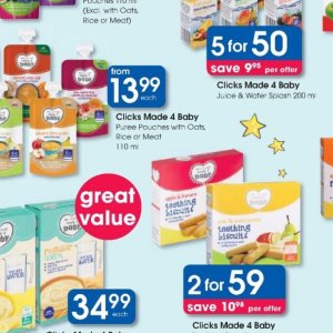 Purees at Clicks