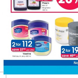 Petroleum jelly at Clicks