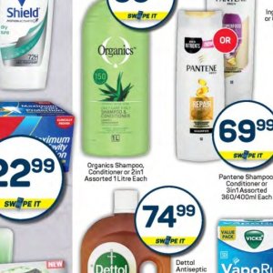 Shampoo at Pick n Pay Hyper