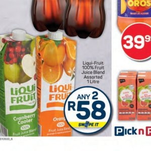 Juice at Pick n Pay Hyper
