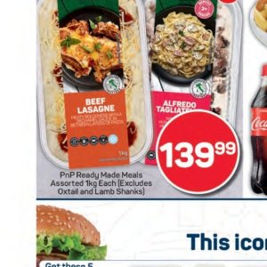 Lasagne at Pick n Pay Hyper