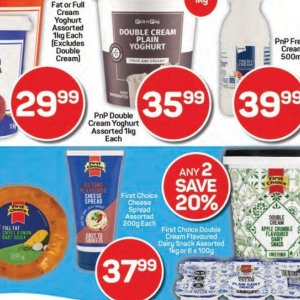 Yoghurt danone  at Pick n Pay Hyper
