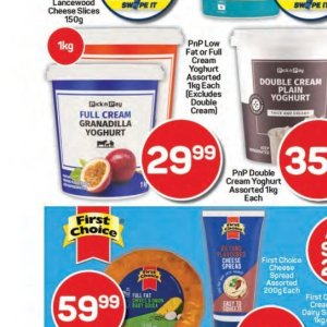 Yoghurt at Pick n Pay Hyper