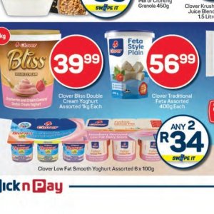 Yoghurt at Pick n Pay Hyper