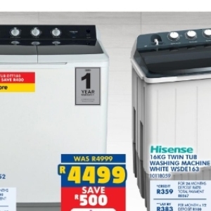 Washing machine at Russells