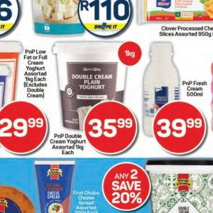 Yoghurt at Pick n Pay Hyper