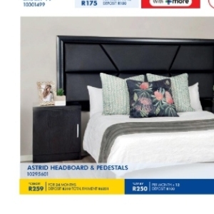 Headboard at Russells