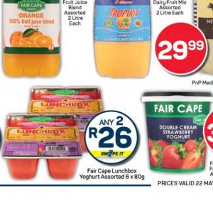 Yoghurt at Pick n Pay Hyper