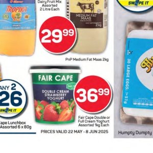 Cream at Pick n Pay Hyper