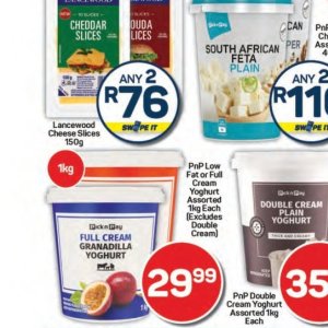 Cheese at Pick n Pay Hyper