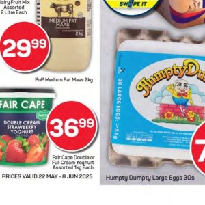 Yoghurt at Pick n Pay Hyper