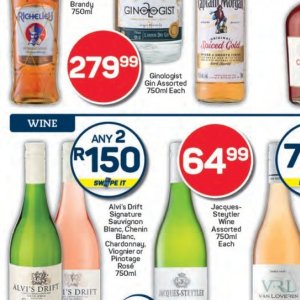 Wine at Pick n Pay Hyper