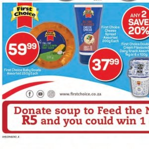 Soup at Pick n Pay Hyper