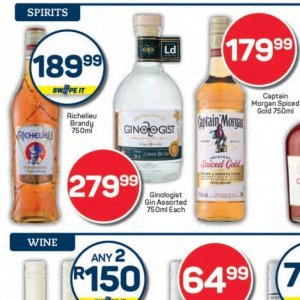 Brandy at Pick n Pay Hyper
