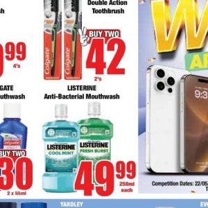 Mouthwash listerine  at Boxer Superstores
