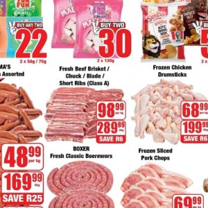 Ribs at Boxer Superstores
