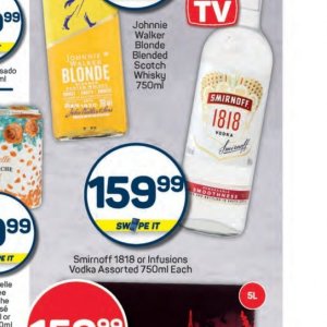 Vodka smirnoff  at Pick n Pay Hyper