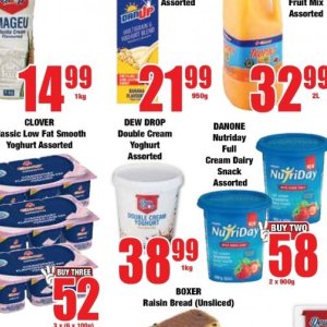 Yoghurt at Boxer Superstores