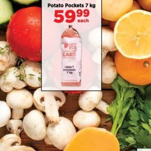 Potatoes at Fruit & Veg City