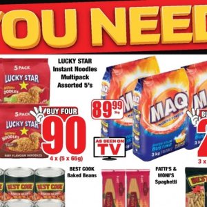 Noodles at Boxer Superstores