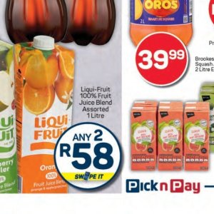 Juice at Pick n Pay Hyper