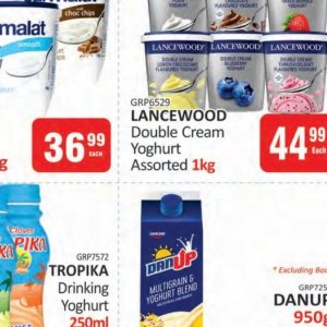 Yoghurt at Kit Kat Cash&Carry