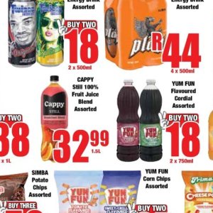 Juice cappy  at Boxer Superstores