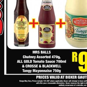 Mayonnaise at Boxer Superstores