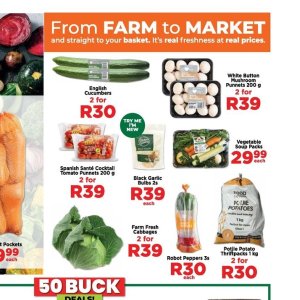 Cucumbers at Fruit & Veg City