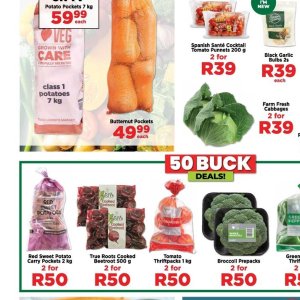 Potatoes at Fruit & Veg City