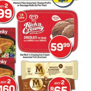 Cream at Pick n Pay Hyper