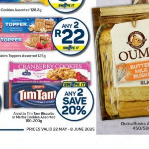 Cookies at Pick n Pay Hyper