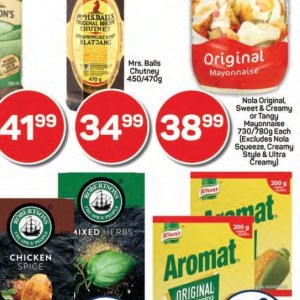 Mayonnaise at Pick n Pay Hyper