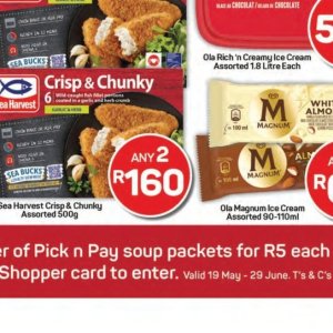 Soup at Pick n Pay Hyper