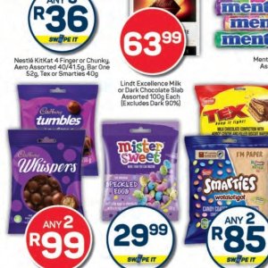 Chocolate at Pick n Pay Hyper