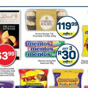 Chocolate at Pick n Pay Hyper